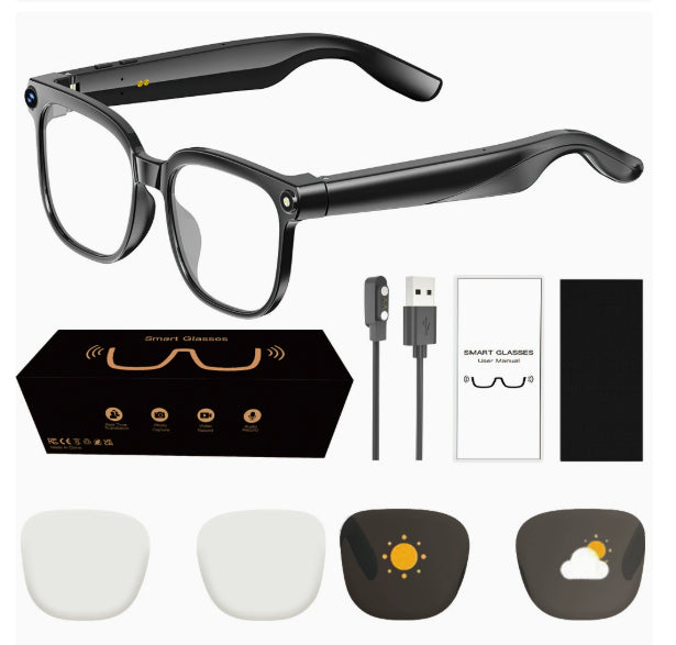 Bluetooth-enabled smart glasses with AI-powered voice communication