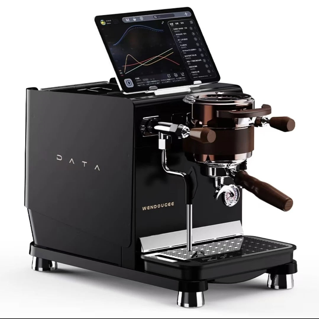Wendouge DATA Automatic Battery-Powered Coffee Machine Italian Iron Touch Screen Hotel Use 24-Cup Capacity