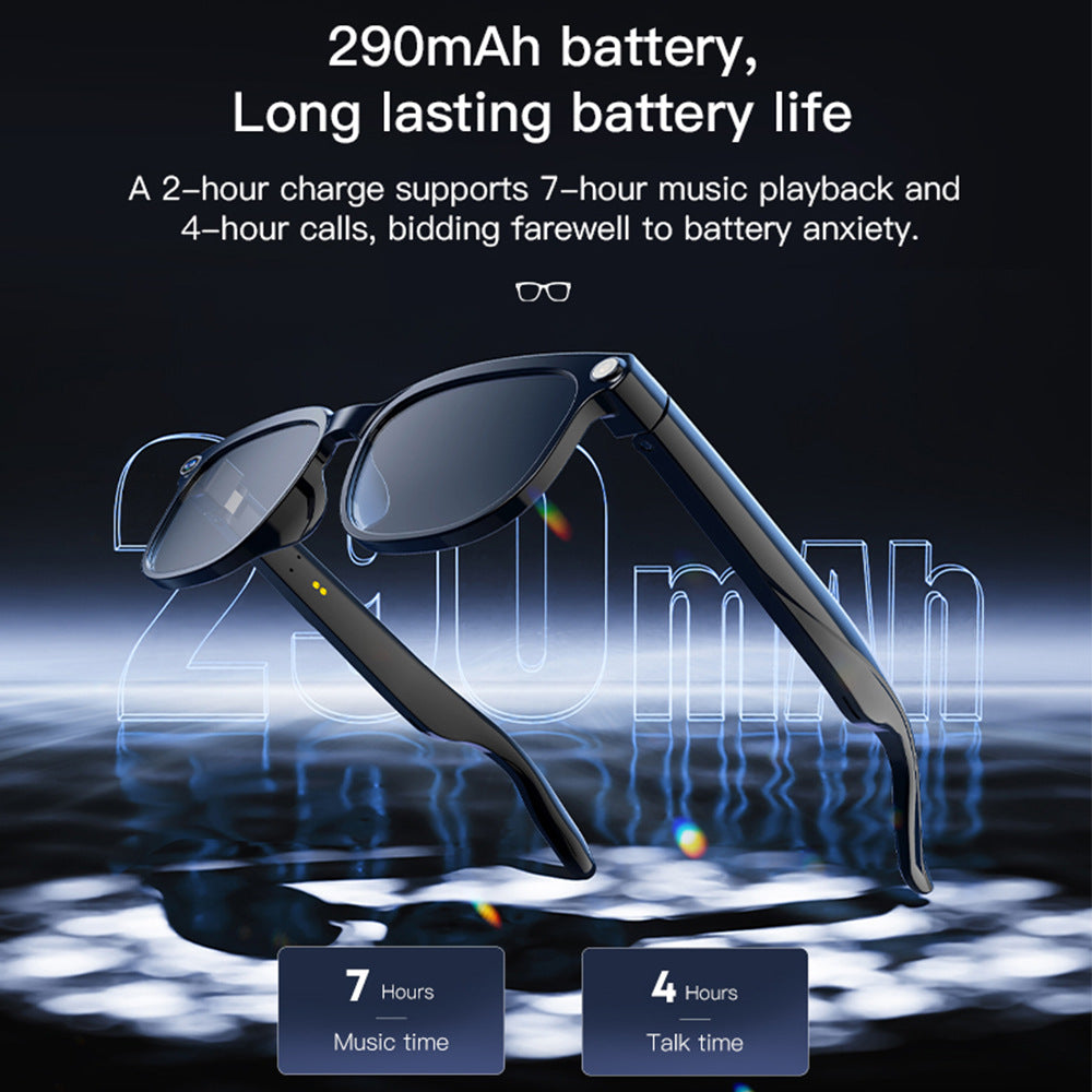 Bluetooth-enabled smart glasses with AI-powered voice communication