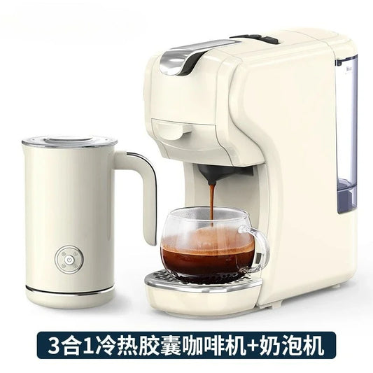 220V Capsule Coffee Machine Multifunctional Powder Tea Three-In-One Portable Coffee Maker Capsule AC-507K Hot