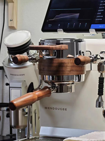 Wendouge DATA Automatic Battery-Powered Coffee Machine Italian Iron Touch Screen Hotel Use 24-Cup Capacity